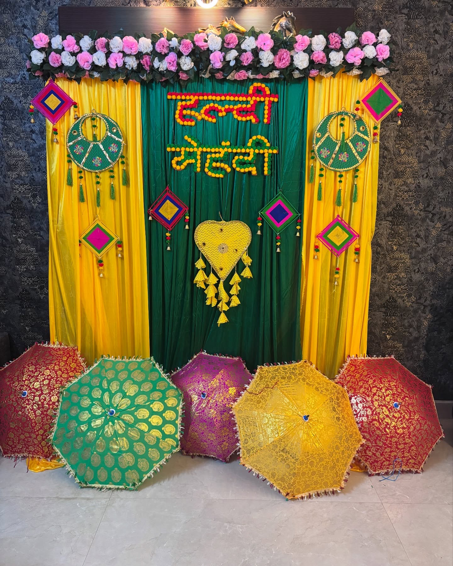 Celebrate your Haldi and Mehendi ceremonies with vibrant balloon decorations by Best Event Planner & Balloon Decorators. Call 8595078930 to book your event today!