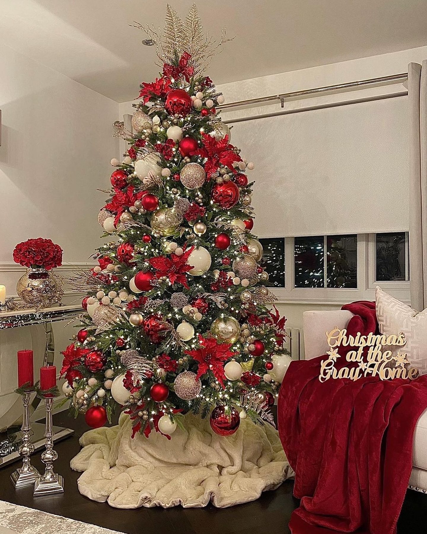 Christmas tree decoration at delhi