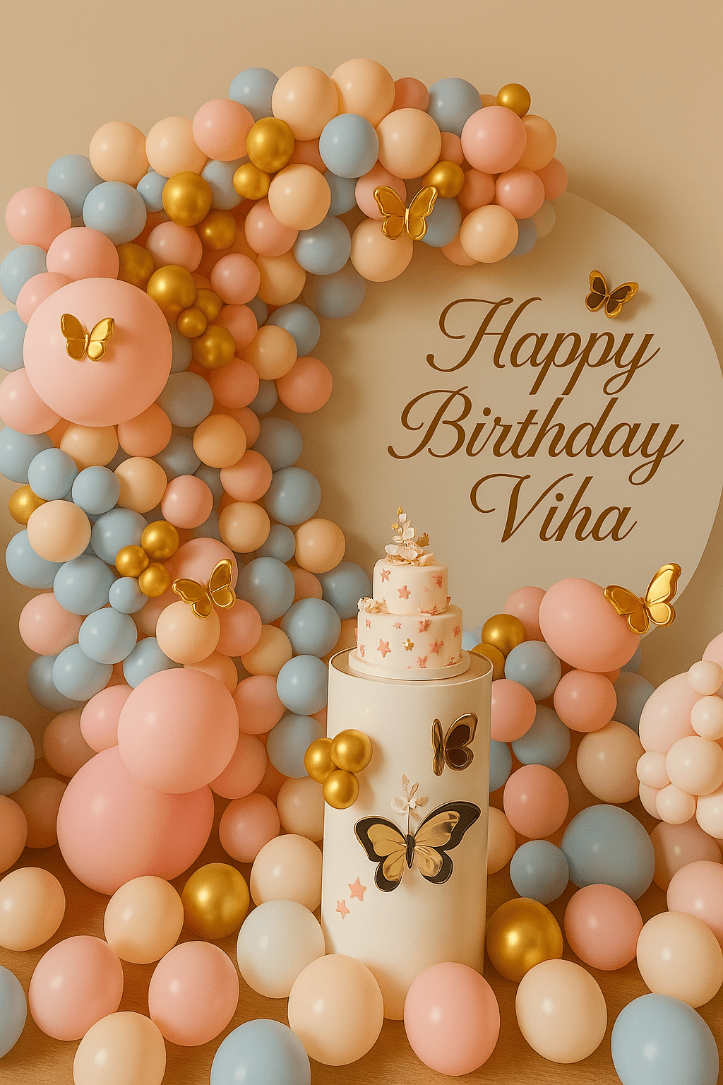 Happy Birthday decoration setup with balloons and theme decor in Delhi,Gurugram,Noida