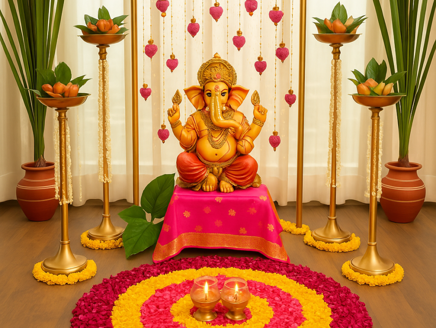 Ganpati celebration Ganpati decoration Best Ganpati decorations Ganesh Chaturthi decor Ganpati pandal setup Ganesha idol decoration Ganpati home decor Festive Ganpati arrangements Ganpati celebration near me Delhi NCR Ganpati decoration Gurgaon Ganpati pandal Ganesh festival decorations Traditional Ganpati decor Ganpati decoration ideas Elegant Ganpati setup Best Ganesh Chaturthi decorations Eco-friendly Ganpati decor Unique Ganpati celebration Ganpati home pandal ideas Stunning Ganpati decorations Custom Ganpati decorations Gurgaon Ganesh festival Delhi NCR Ganesh Chaturthi Luxury Ganpati decoration Creative Ganpati home decor